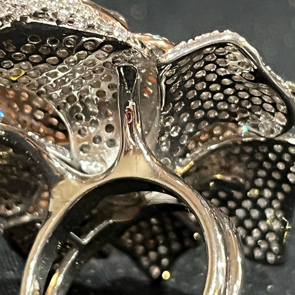 Custom Made 925 Swarovski Ring - image 6